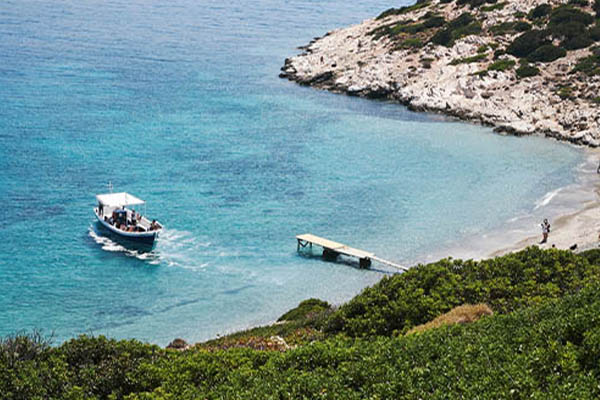 Fun tours boat with tourists